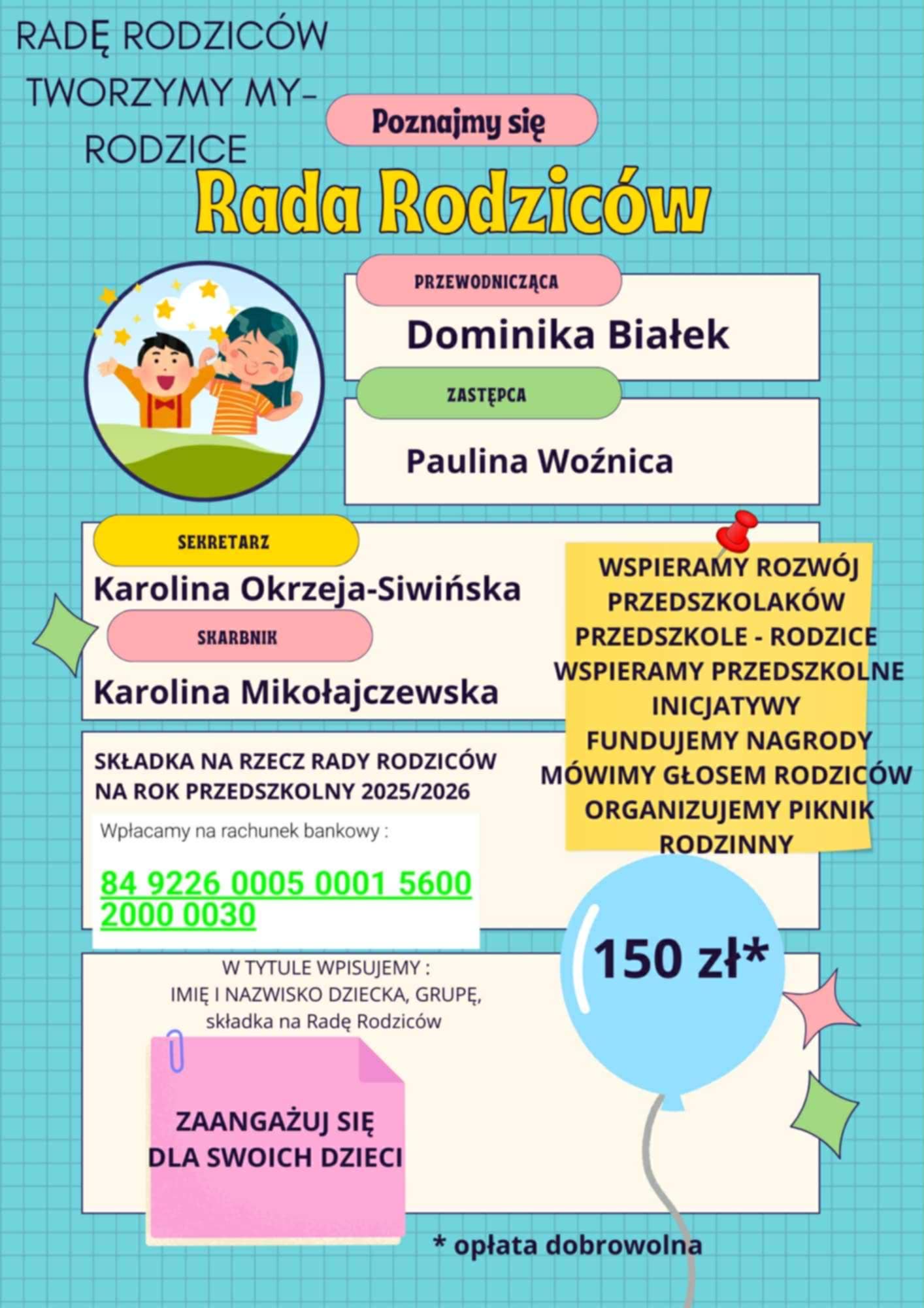 Informacje od Rady Rodziców