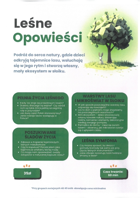 Warsztaty Leśne Opowieści